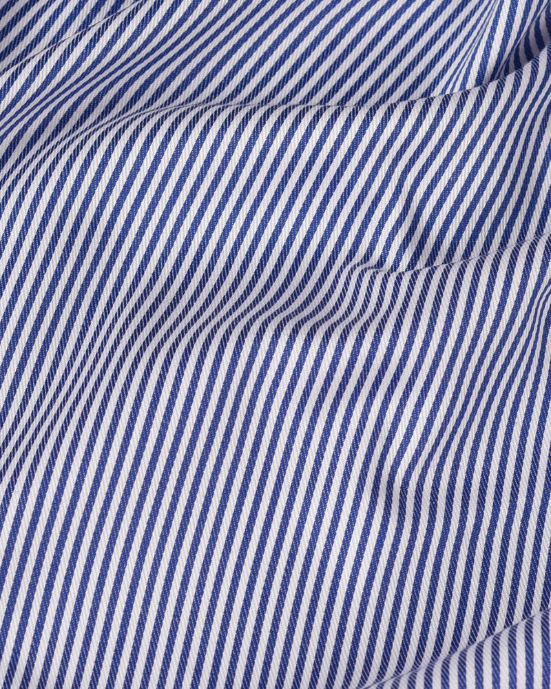 Dark Navy Blue Rope Stripes