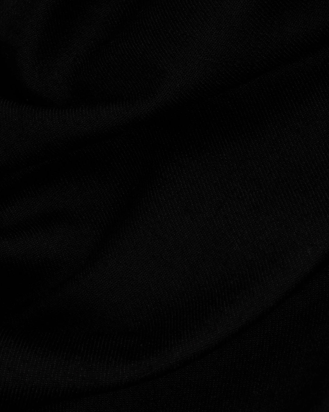 Sondrio Cotton: Black Heavy Denim Twill - 6