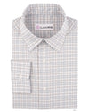 Zegna: Light Grey Pow Checks