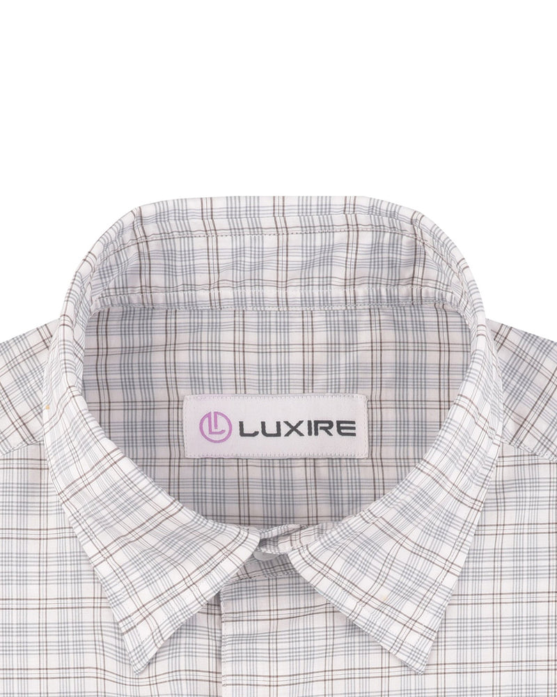 Zegna: Light Grey Pow Checks