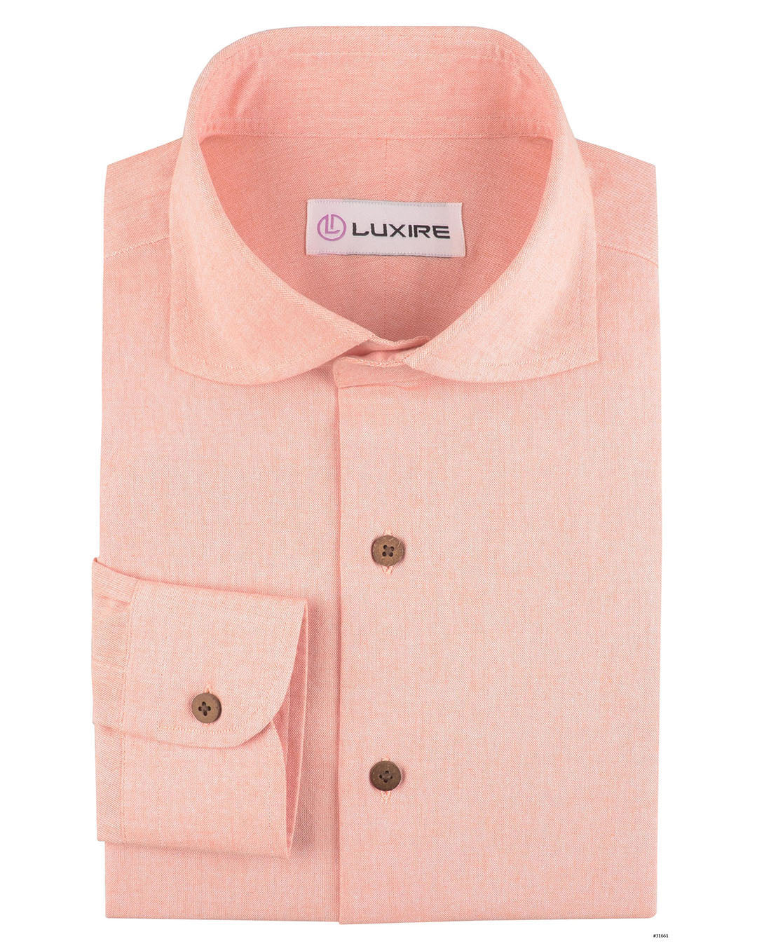Brisbane Moss Chambray - Orange - 1