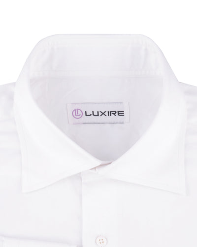 White Satin Dress Shirt