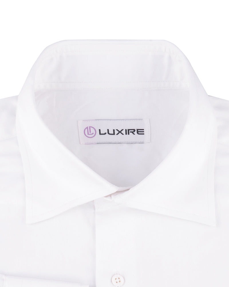 White Satin Dress Shirt