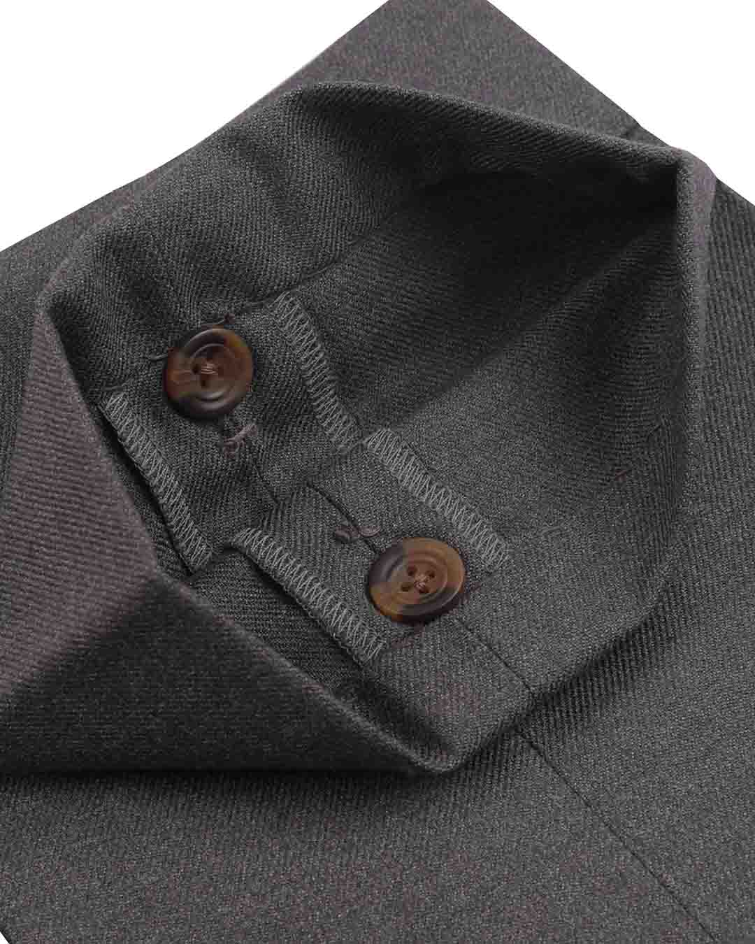 Delfino Mid-Grey Winter Twill - 6