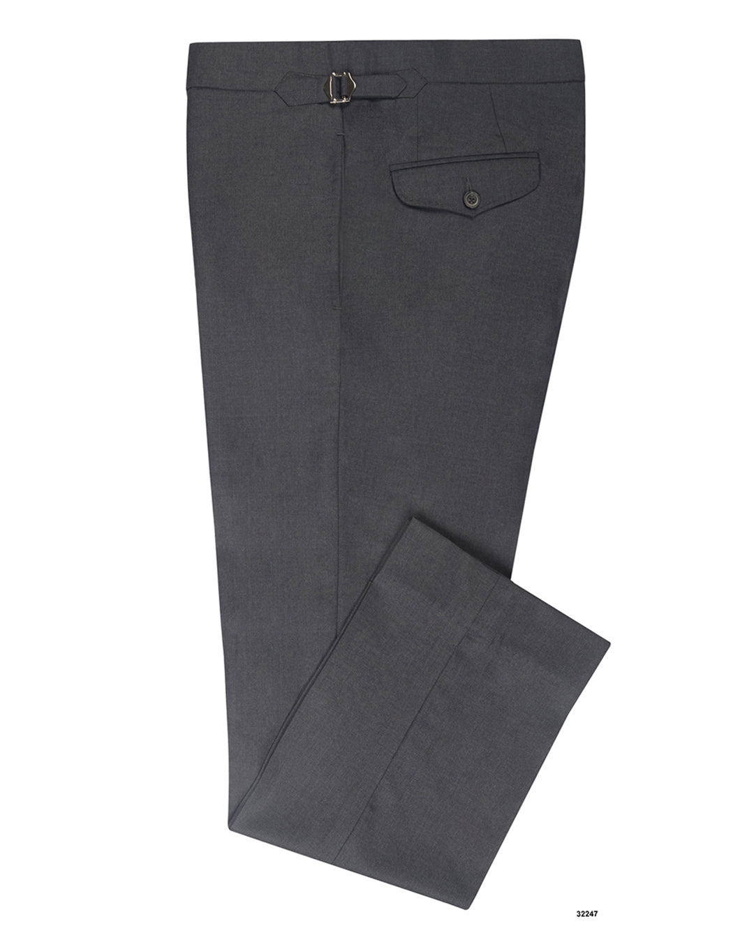 VBC Plain Charcoal Grey Twill Pants - 1