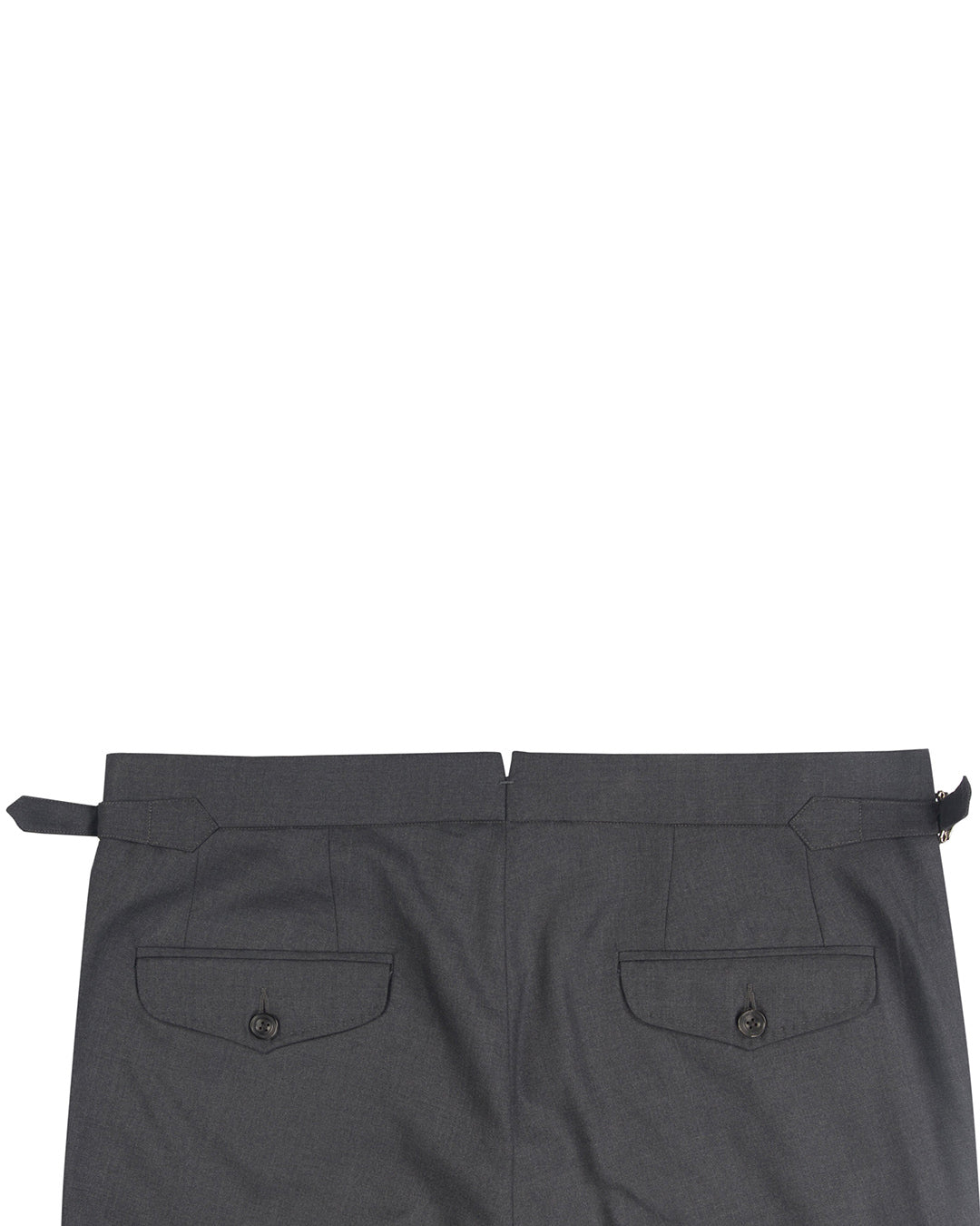 VBC Plain Charcoal Grey Twill Pants - 4