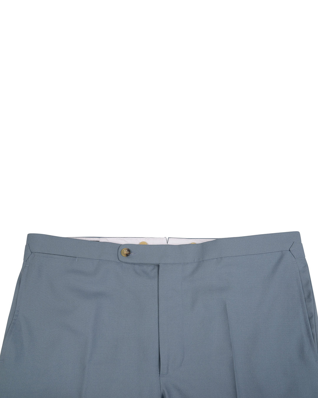 Dugdale Fine Worsted Pant - Light Blue Plain - 2