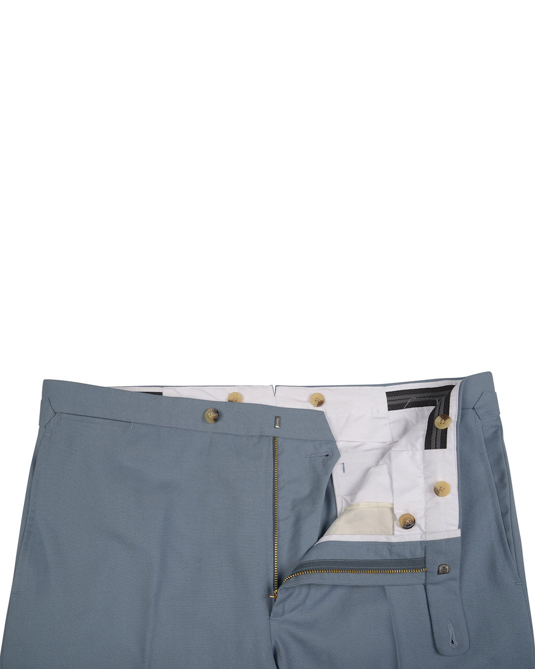 Dugdale Fine Worsted Pant - Light Blue Plain - 3