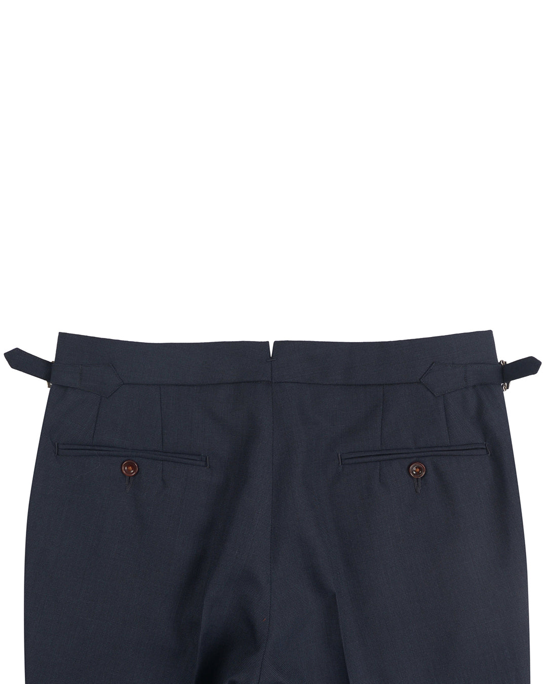 Dugdale Fine Worsted Pant - Blue Pinhead - 4