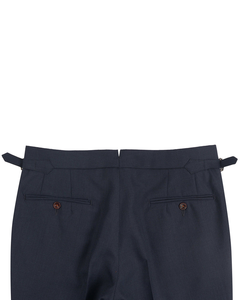 Dugdale Fine Worsted Pant - Blue Pinhead