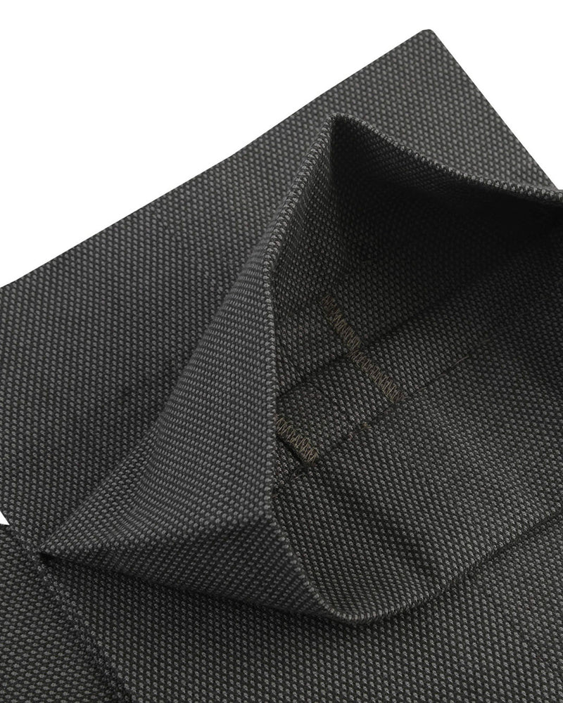 Light & Dark Grey Dotted Twill