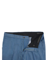 Blue Plain Cotton Pant