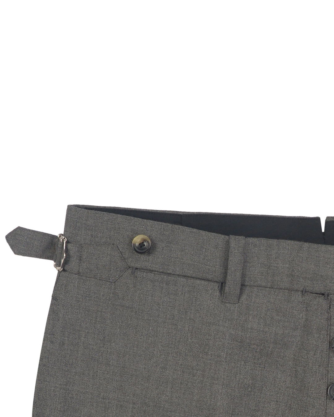 Holland & Sherry Crispaire Grey Solid - 4