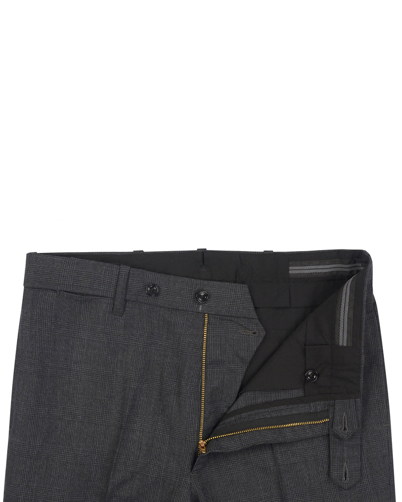 Dugdale Fine Worsted - Grey Prince of Wales Pant
