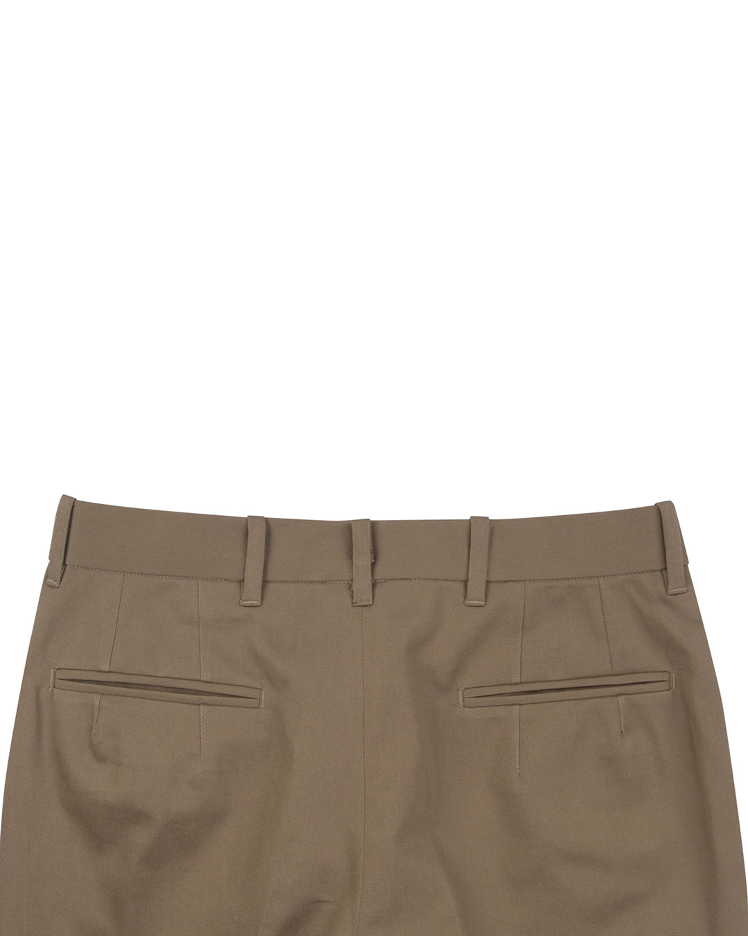 Drab Brown Twill Chino - 5