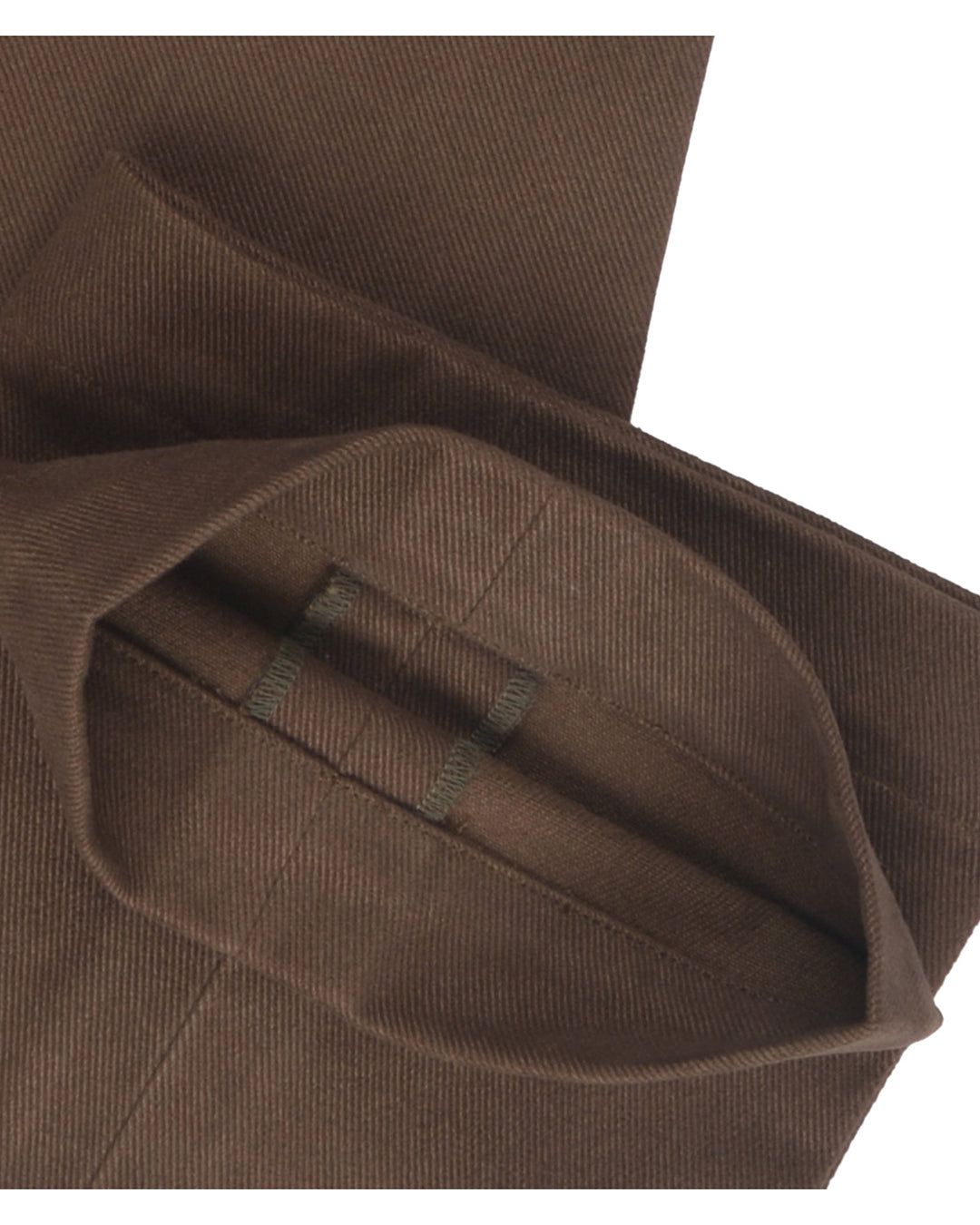 Brisbane Moss Cocoa Heavy Cotton Twill - 5