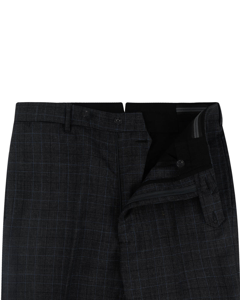 Minnis Fresco III  Pants: Grey Blue Prince of Wales Checks