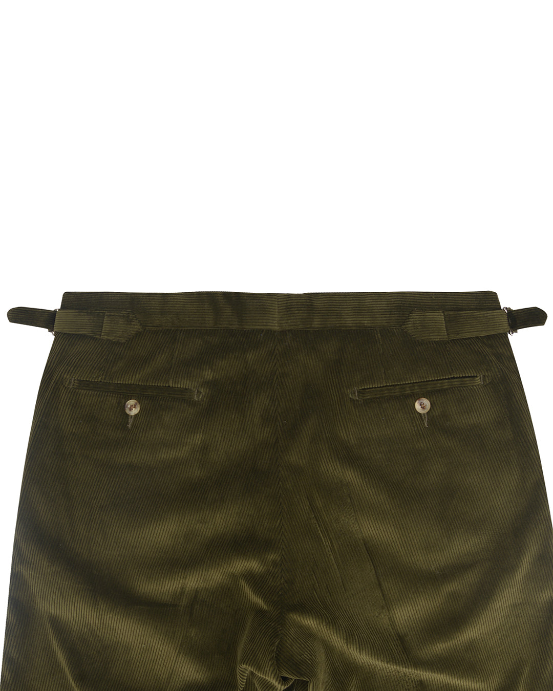 Brisbane Moss Dark Olive Needlecord - 5