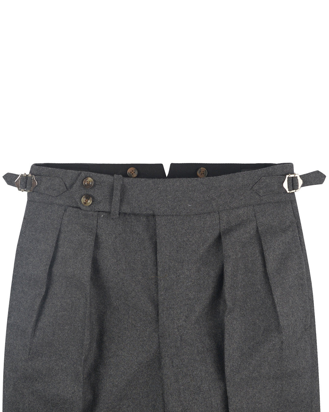 Holland Sherry Classic Worsted Flannel Wool Wool Grey - 2