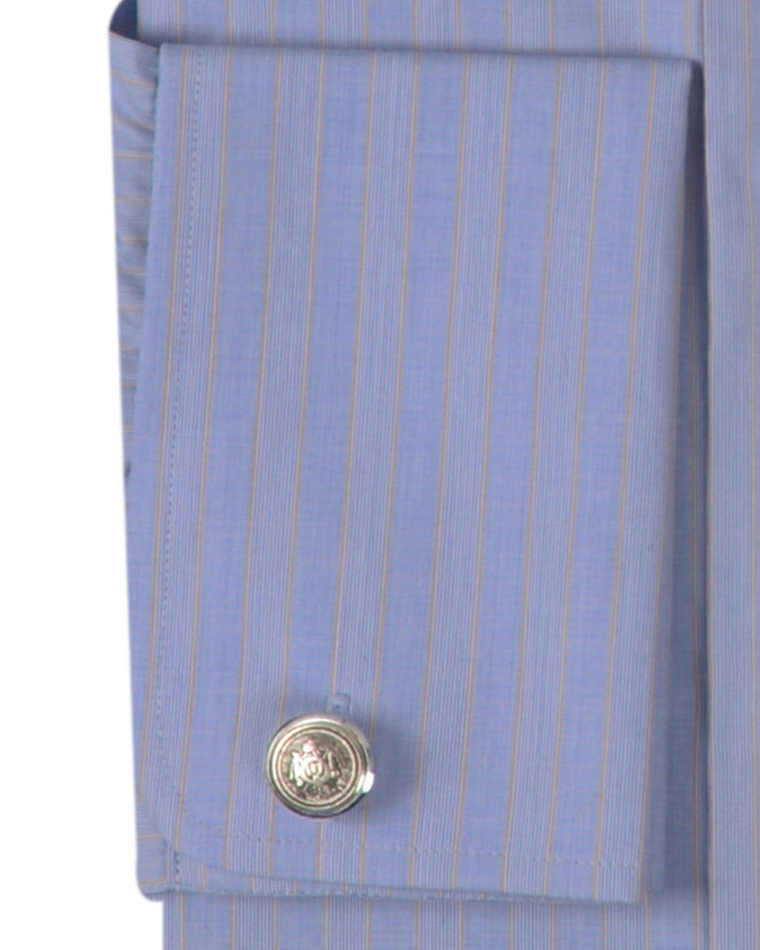 Red Pin Stripes on Blue End on End - 3