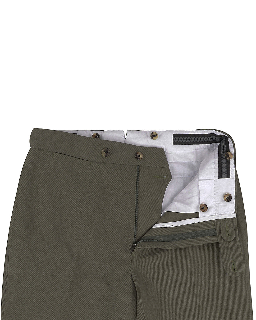 Brisbane Moss Lovat Heavy Cotton Twill - 3