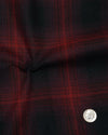 Red Black Tartan Checks Work Shirt
