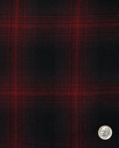 Red Black Tartan Checks Work Shirt