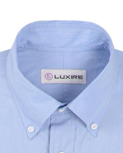 Blue Hairline Stripes Business Shirt