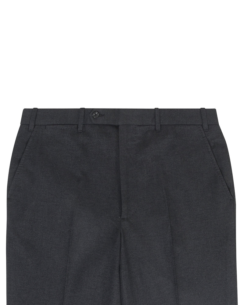 Midnight Grey Cotton Gabardine Twill