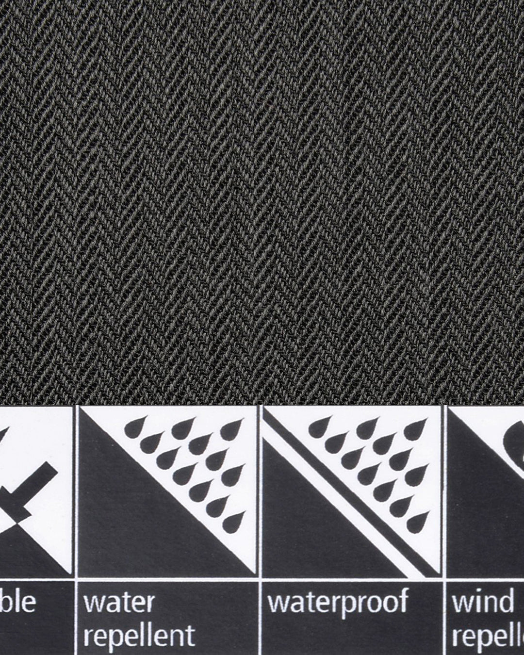 Performance Chino: Grey Herringbone - 10