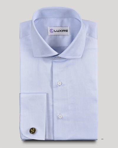 Zambiati 140/2 Powder Blue Twill Shirt