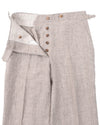 Solbiati Light Brown Linen Dress Pant