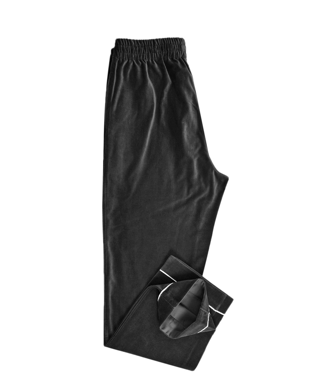 Modrone: Drab Velvet Pyjama - 2 Piece Set - 3
