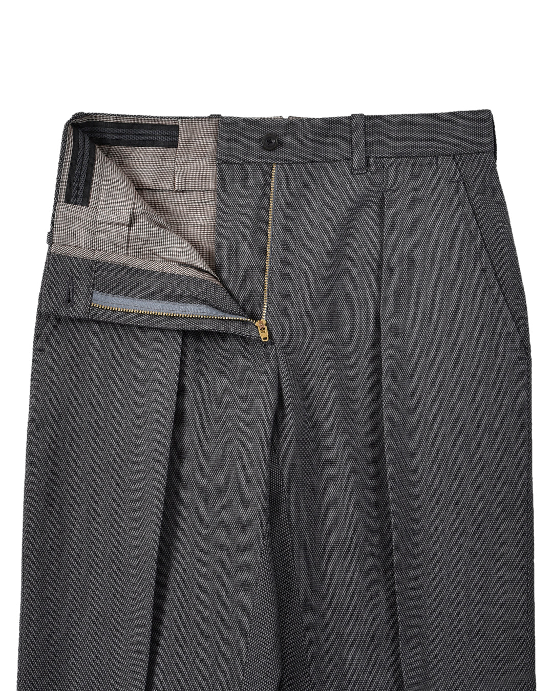 Light & Dark Grey Birdseye Pant - 4