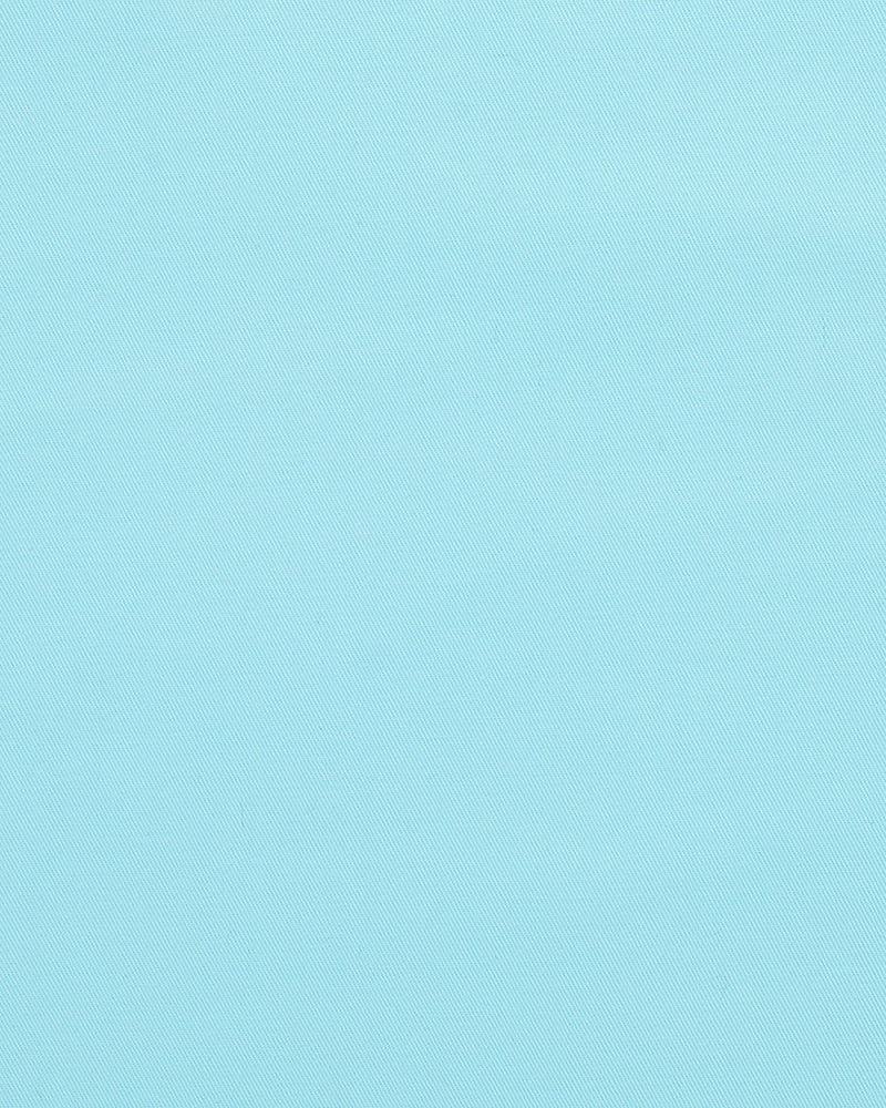 Gulf Stream Blue Cotton Twill Pant