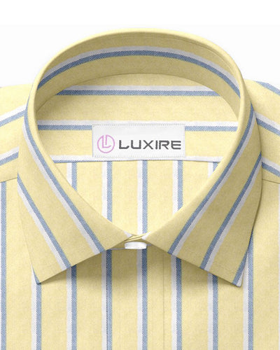 Oxford: Pale-yellow, Navy, White, Stripes