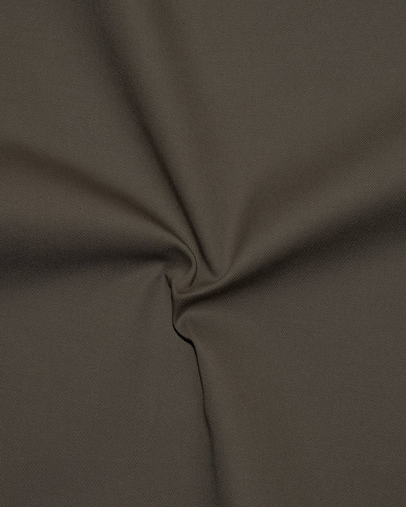 Soft Lighter Brown Stretch Twill