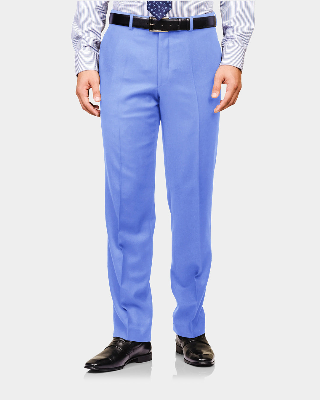 Light Cobalt Blue Twill Pants - 2