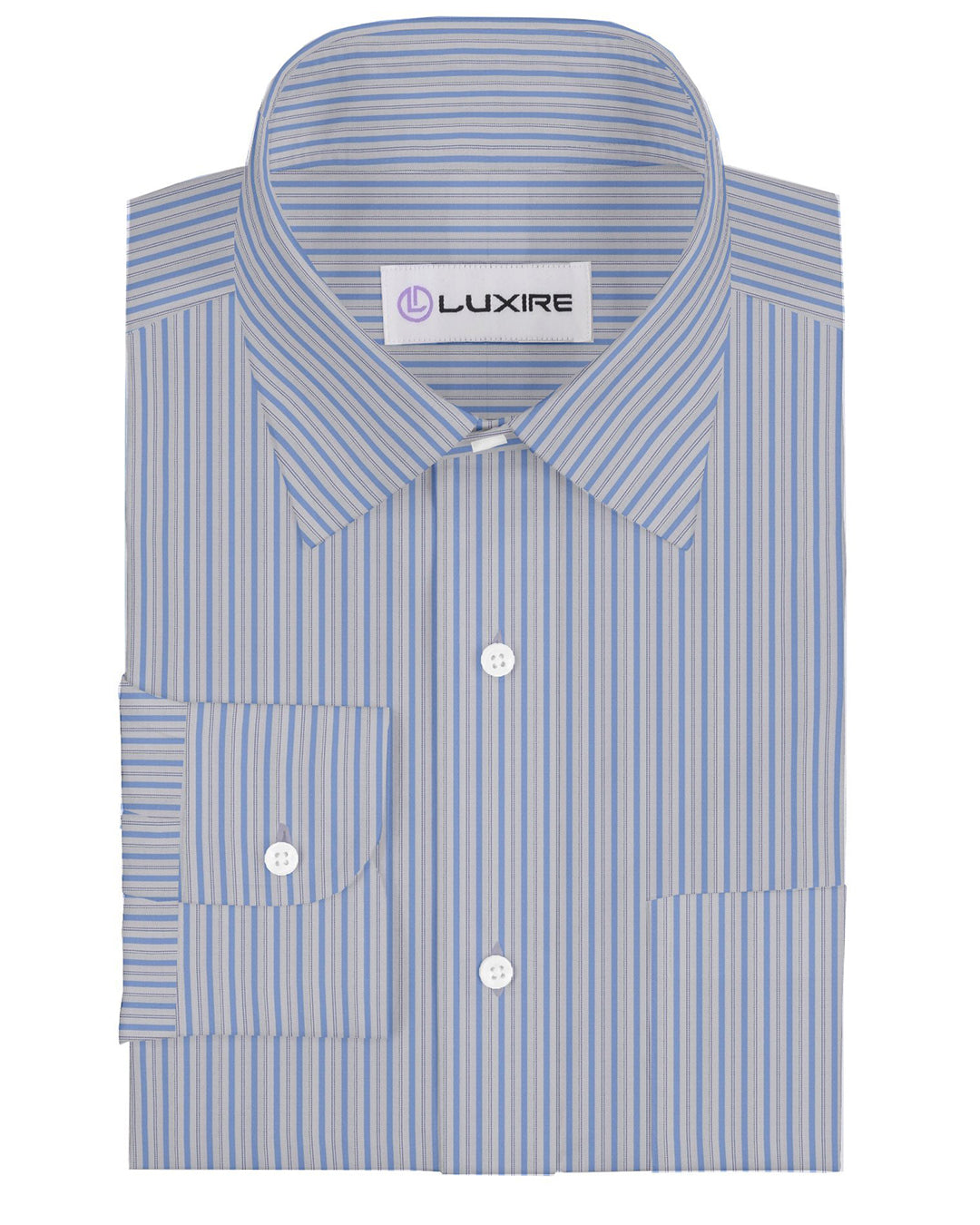 Alumo Navy and Sky Blue Alternate Stripes - 1