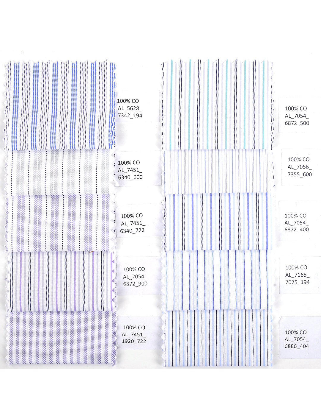 Alumo Light Grey And Light Blue Alternate Stripes - 4