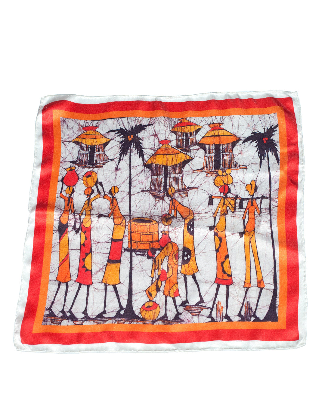 Pocket Square - Village Life - 1