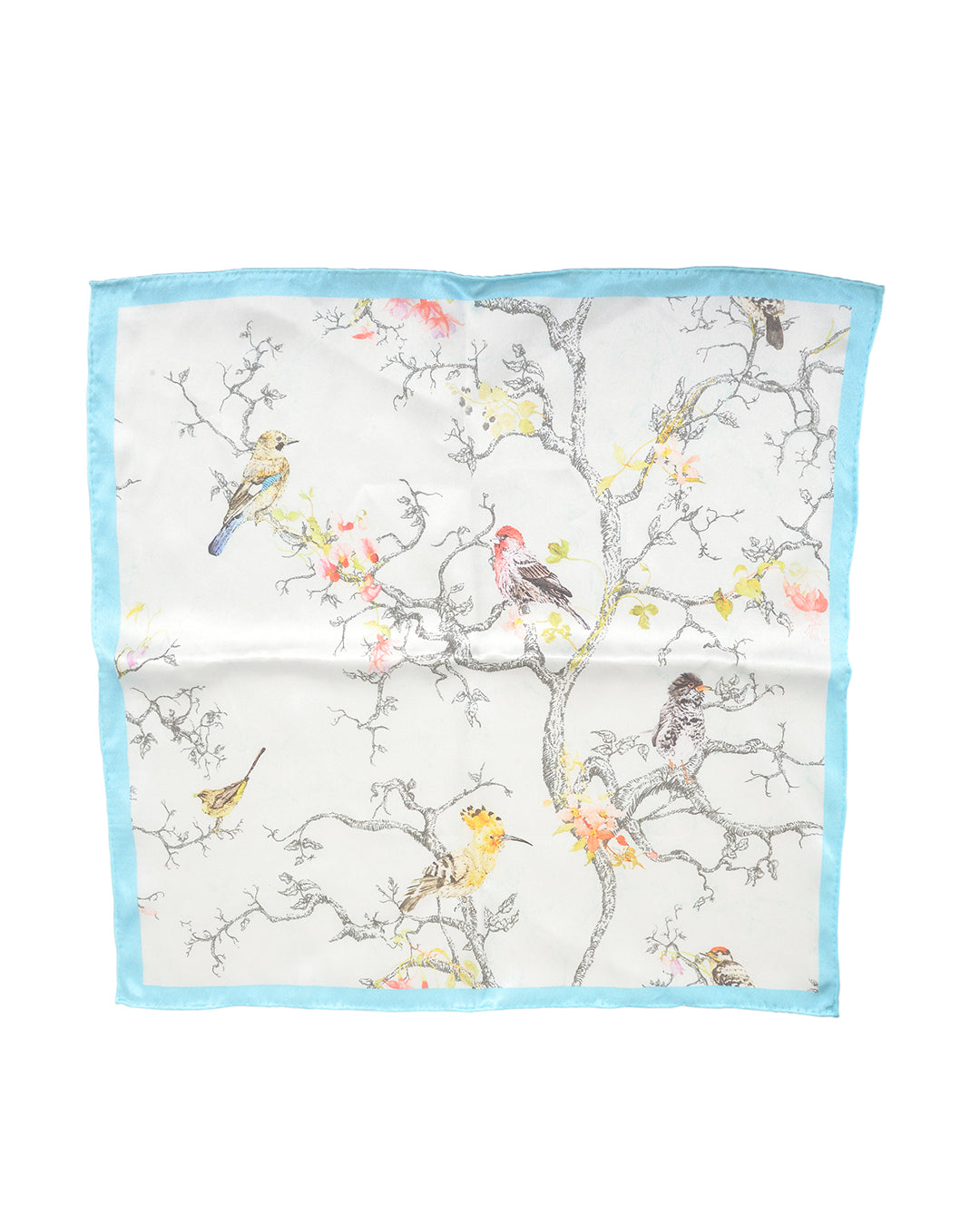 Pocket Square- Birds On Spring - 1