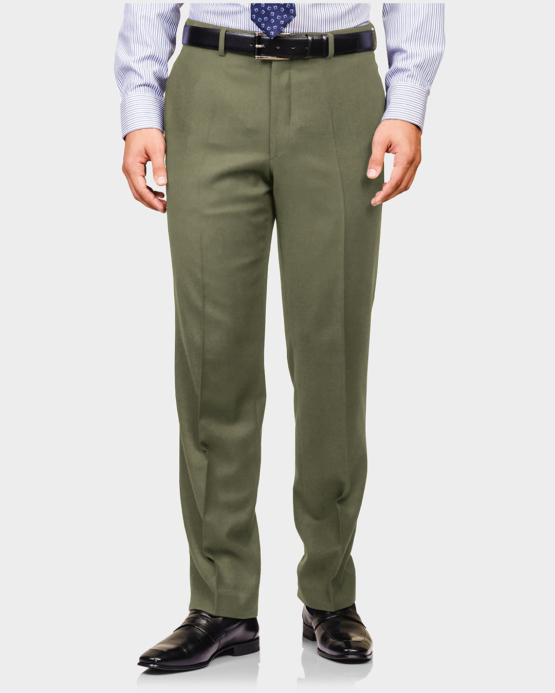 Brisbane Moss Beige Green Twill - 1