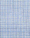 Zegna: Light Blue Tartan Checks Seersucker