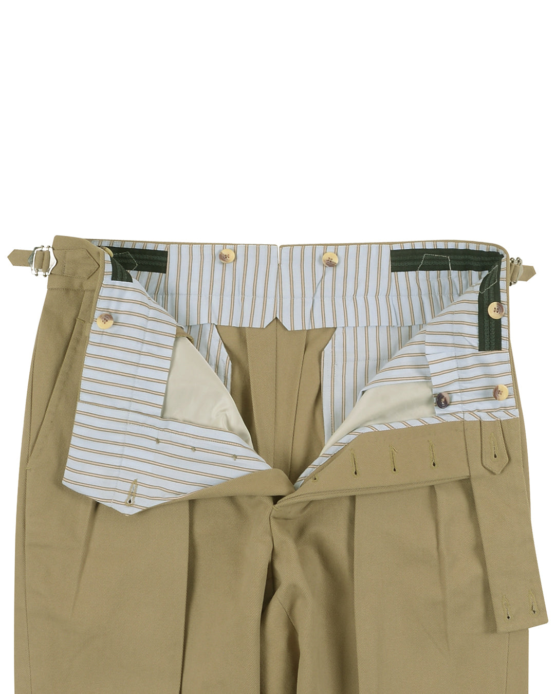 Brisbane Moss Khaki Heavy Cotton Twill - 4