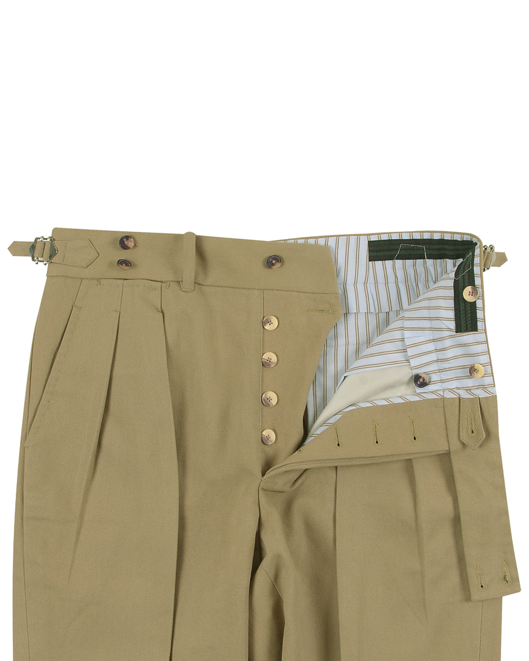 Brisbane Moss Khaki Heavy Cotton Twill - 5