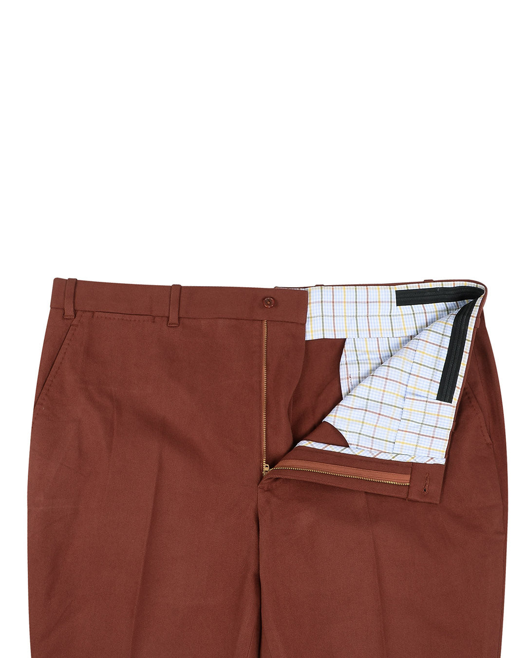 Brown 4-Way Stretchable Soft Chinos - 3