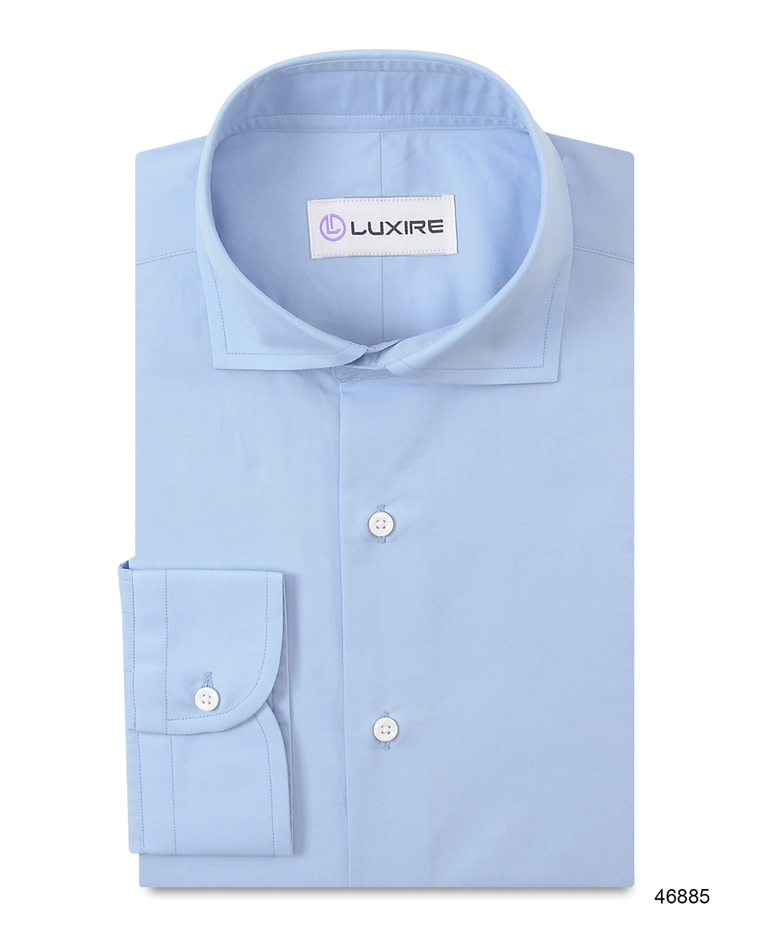 Business Shirt - Blue Poplin - 1