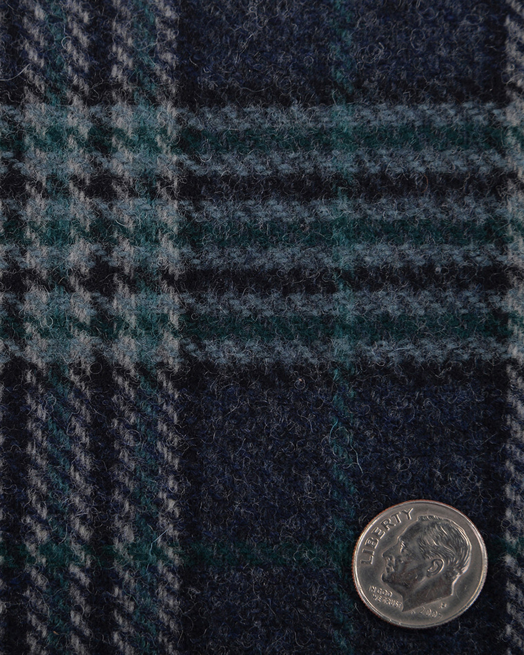 Cerruti Blue Green Wool Plaid Pants - 8