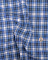 Blue Black White Madras Checks